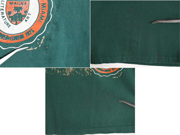 90s USA製 カレッジ キャラクター プリント Tシャツ メンズ XL / 90年代 オールド ヘビーウェイト シングルステッチ 大きいサイズ アメフト