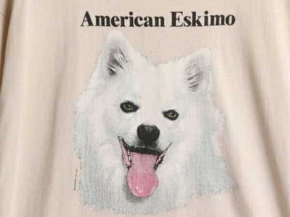 00s ドッグ アート イラスト プリント Tシャツ メンズ レディース XL / オールド 犬 アニマル ヘビーウェイト 大きいサイズ グラフィック