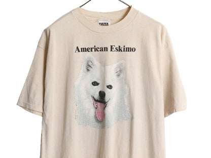 00s ドッグ アート イラスト プリント Tシャツ メンズ レディース XL / オールド 犬 アニマル ヘビーウェイト 大きいサイズ グラフィック