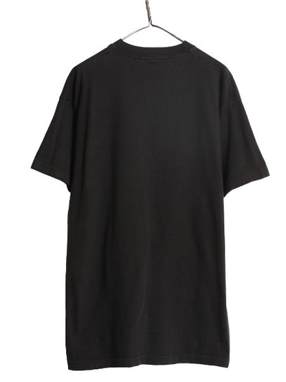 90s USA製 ジョーク メッセージ プリント 半袖 Tシャツ メンズ XL 古着 90年代 オールド ヘビーウェイト 大きいサイズ シングルステッチ 黒