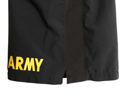 米軍実物 US ARMY アーミー ナイロン トレーニング ショートパンツ メンズ S ミリタリー ショーツ 短パン 海パン 水陸両用 インナー付き 黒