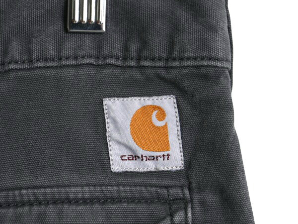 US企画 カーハート キャンバス カーゴ ショートパンツ メンズ 36 / ワーク ショーツ 短パン ストレッチ コットン ダック シンプル グレー