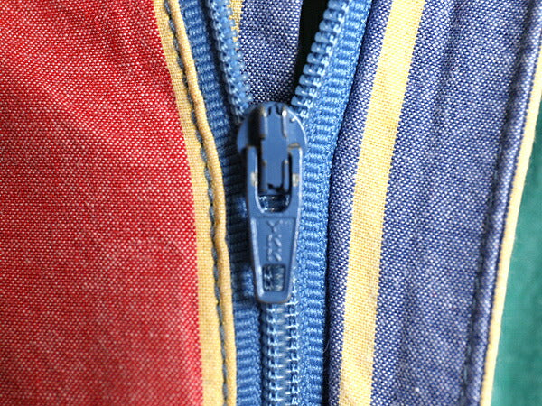 90s ノーティカ ストライプ ショートパンツ メンズ 36 / オールド 100% コットン シャンブレー ショーツ 短パン ツータック マルチカラー