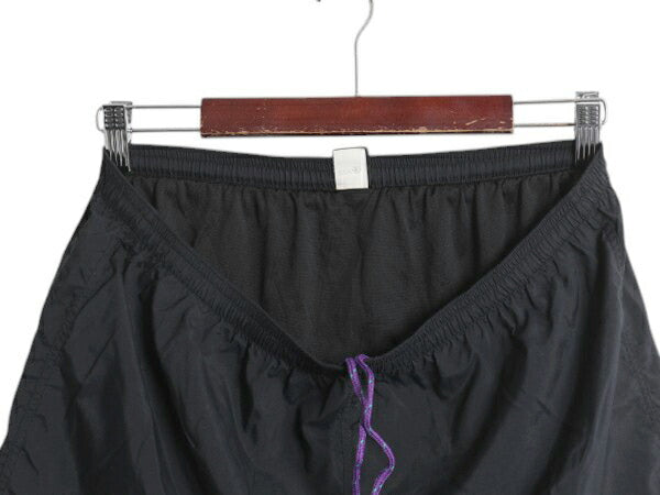90s パタゴニア トレイル ランニング ショーツ メンズ L 古着 94年製 オールド アウトドア ナイロン ショートパンツ インナー付き ブラック