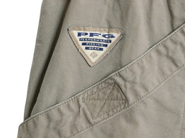 00s コロンビア PFG コットン フィッシング ショートパンツ メンズ XL オールド アウトドア サファリ ショーツ 短パン ハーフパンツ カーゴ