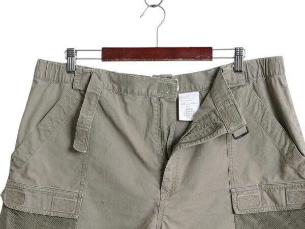 00s コロンビア PFG コットン フィッシング ショートパンツ メンズ XL オールド アウトドア サファリ ショーツ 短パン ハーフパンツ カーゴ