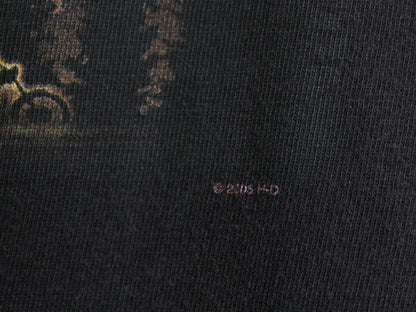 00s ハーレー ダビットソン 両面 プリント Tシャツ メンズ XL / オールド オフィシャル イーグル バイク 大きいサイズ ヘビーウェイト 黒