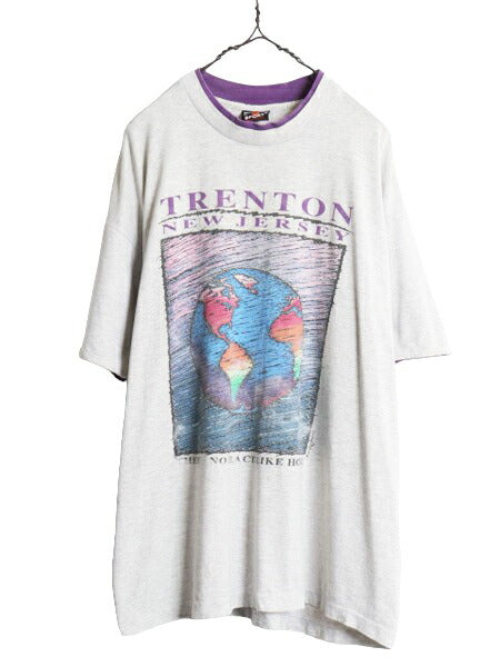 90s USA製 メッセージ プリント Tシャツ メンズ XL / 90年代 オールド グラフィック 当時物 大きいサイズ ヘビーウェイト シングルステッチ
