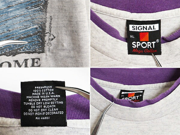 90s USA製 メッセージ プリント Tシャツ メンズ XL / 90年代 オールド グラフィック 当時物 大きいサイズ ヘビーウェイト シングルステッチ