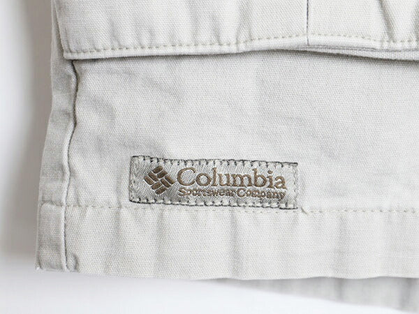 00s コロンビア ブッシュ ショートパンツ メンズ 36 / 古着 オールド Columbia ショーツ 短パン サファリ ノータック カーゴ ポケット付き