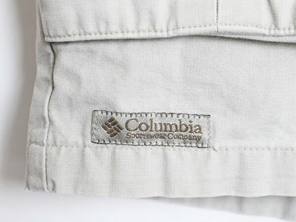 00s コロンビア ブッシュ ショートパンツ メンズ 36 / 古着 オールド Columbia ショーツ 短パン サファリ ノータック カーゴ ポケット付き