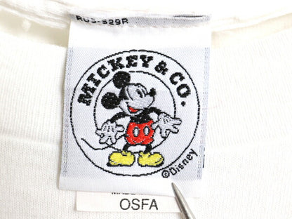 90s USA製 ミッキー イラスト プリント Tシャツ メンズ レディース XL 古着 オールド ディズニー オフィシャル キャラクター 大きいサイズ