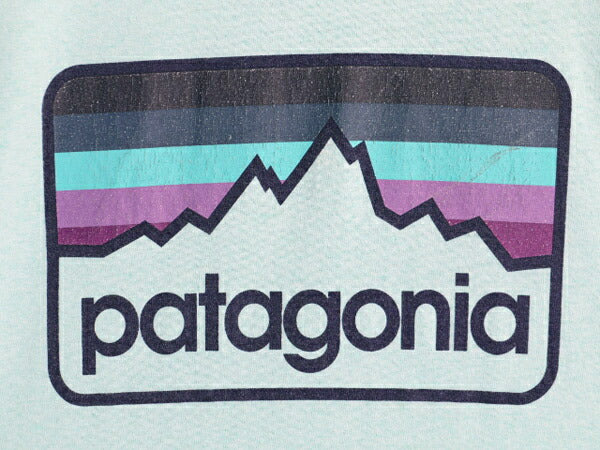 パタゴニア 両面 プリント 半袖 Tシャツ メンズ XS / 古着 Patagonia アウトドア イラスト グラフィック バックプリント クルーネック 緑