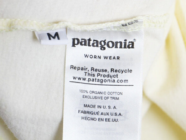 19年製 USA製 パタゴニア プリント 半袖 Tシャツ メンズ М / Patagonia アウトドア フィッツロイ スコープ グラフィック スリム フィット