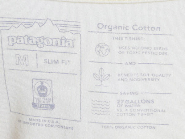 19年製 USA製 パタゴニア プリント 半袖 Tシャツ メンズ М / Patagonia アウトドア フィッツロイ スコープ グラフィック スリム フィット