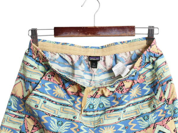 デッドストック パタゴニア バギーズ ショーツ レディース M / 24年製 アウトドア 総柄 ナイロン ショートパンツ 短パン 海パン 水陸両用