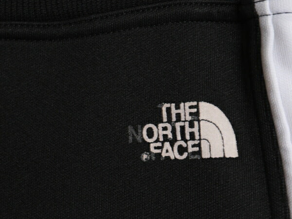 ノースフェイス ストレッチ ジャージ パンツ レディース L 古着 The North Face アウトドア トラックパンツ イージー ライン入り ブラック