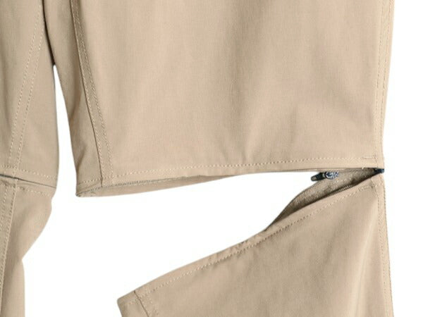 US企画 ノースフェイス 2WAY ナイロン コンバーチブル パンツ レディース 実寸 33 32 The North Face ショーツ ロング ストレッチ ベージュ