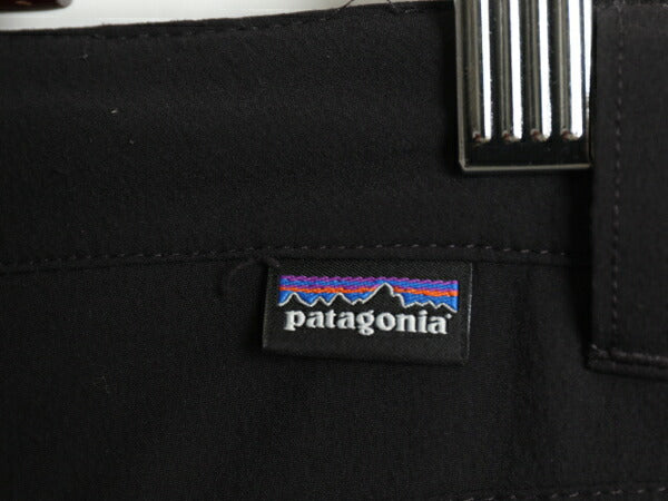 パタゴニア トリビューン パンツ レディース 実寸 32 33 16年製 PATAGONIA ナイロン ストレッチ カーゴ アウトドア ストレート トレイル 黒