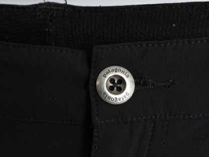 パタゴニア トリビューン パンツ レディース 実寸 32 33 16年製 PATAGONIA ナイロン ストレッチ カーゴ アウトドア ストレート トレイル 黒