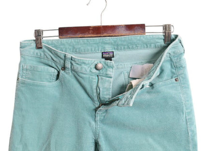 パタゴニア 細畝 コーデュロイ パンツ レディース 29 16年製 PATAGONIA アウトドア ストレート ストレッチ コットン ノータック スラックス
