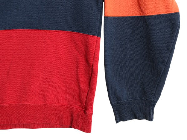 90s ドッカーズ リーバイス ワイド ボーダー スウェット メンズ XL 程/ 90年代 オールド LEVIS DOCKERS クルーネック 裏起毛 トレーナー