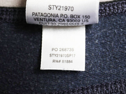 パタゴニア アーニャ パンツ レディース S / 17年製 PATAGONIA ポケット付き スウェット イージーパンツ ストレッチ トレーナー ネイビー