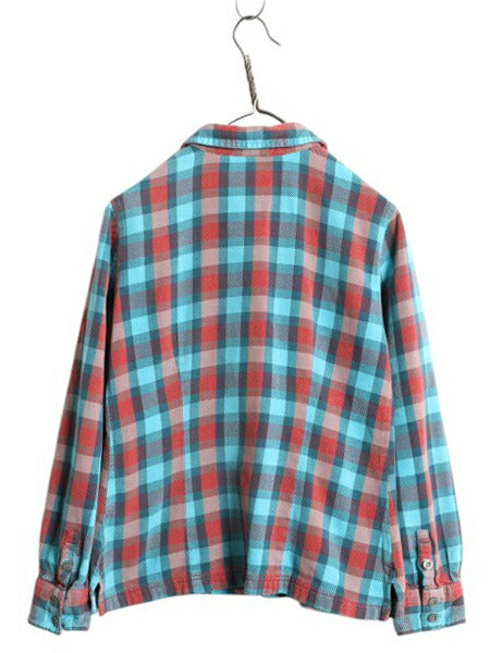 パタゴニア フィヨルド フランネル シャツ レディース S 程/ 15年製 Patagonia アウトドア オーガニック コットン 長袖シャツ マルチカラー