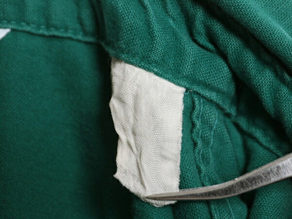 70s 80s USA製 ファイブブラザー コットン シャモア クロス ボタンダウン シャツ メンズ L ヴィンテージ FIVE BROTHER ネルシャツ グリーン
