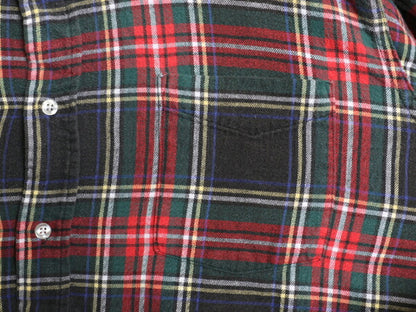 80s USA製 エルエルビーン チェック ライト フランネル シャツ メンズ L / 古着 ヴィンテージ LLBEAN 長袖シャツ ネルシャツ マルチカラー