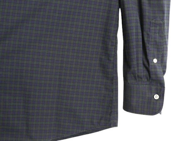 00s LAUREN ラルフローレン ブラックウォッチ チェック ボタンダウン シャツ メンズ XL 程/ オールド ポロ コットン SLIM FIT ノーアイロン