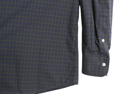00s LAUREN ラルフローレン ブラックウォッチ チェック ボタンダウン シャツ メンズ XL 程/ オールド ポロ コットン SLIM FIT ノーアイロン