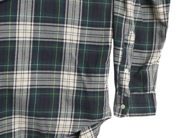90s ラルフローレン チェック ボタンダウン 長袖 フランネル シャツ メンズ L / 90年代 オールド ポロ 長袖シャツ ネルシャツ マルチカラー
