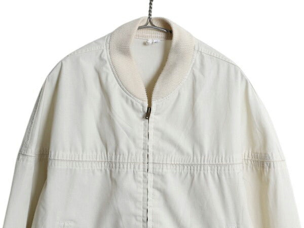 70s LORD＆LORD ダービー ジャケット メンズ M 程 古着 ヴィンテージ フルジップ ブルゾン カップショルダー スイングトップ タロン ジップ