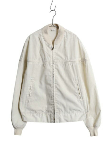 70s LORD＆LORD ダービー ジャケット メンズ M 程 古着 ヴィンテージ フルジップ ブルゾン カップショルダー スイングトップ タロン ジップ
