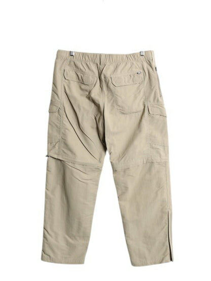 US企画 ノースフェイス 2WAY ナイロン カーゴ コンバーチブル パンツ メンズ L 古着 アウトドア ショートパンツ ロングパンツ ワンポイント