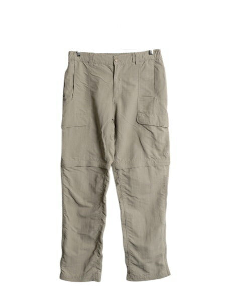 US企画 ノースフェイス 2WAY ナイロン カーゴ コンバーチブル パンツ メンズ M 古着 アウトドア ショートパンツ ロングパンツ ワンポイント