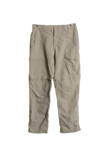 US企画 ノースフェイス 2WAY ナイロン カーゴ コンバーチブル パンツ メンズ M 古着 アウトドア ショートパンツ ロングパンツ ワンポイント