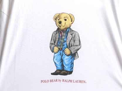 90s USA製 ポロベアー ポロ ラルフローレン プリント 半袖 Tシャツ メンズ  L 古着 / 90年代 オールド 半袖Tシャツ プリントT キャラクター