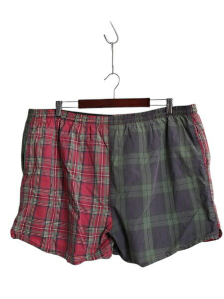00s ポロ ラルフローレン チェック ショートパンツ メンズ XXL / 古着 オールド スイム ショーツ 水陸両用 短パン 大きいサイズ クレイジー