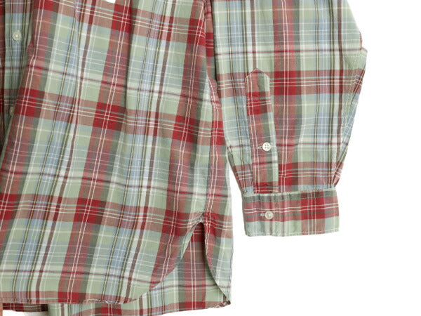 90s ポロ ラルフローレン チェック 3点留め 長袖 ボタンダウン シャツ メンズ XL / 90年代 オールド 長袖シャツ マルチカラー ワイシャツ