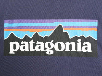 19年製 パタゴニア 両面 プリント 半袖 Tシャツ メンズ L / Patagonia アウトドア P6 スリムフィット バックプリント オーガニックコットン