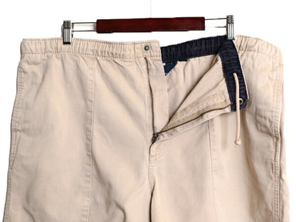 90s ポロ ラルフローレン コットン ショートパンツ メンズ XL / 90年代 オールド ショーツ 短パン バギーズ タイプ コットン チノ ベージュ