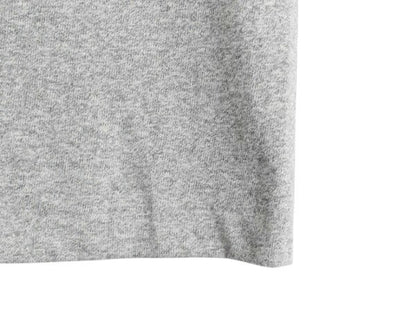 デッドストック 90s USA製 2段 カレッジ プリント 半袖 Tシャツ キッズ XL メンズ M 程/ オールド シングルステッチ ヘビーウェイト グレー