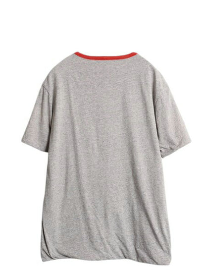 ポロ ラルフローレン プリント リバーシブル 半袖 Tシャツ メンズ M 程/ ヴィンテージ モデル タイガー カットソー ダブルフェイス 赤 灰