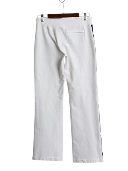 00s ラルフローレン ジャージ パンツ レディース S / オールド ポロ イージーパンツ ストレッチ トレーニング シンプル トラックパンツ 白