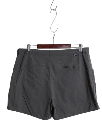 パタゴニア クアンダリー ショーツ レディース XL 程/ 19年製 アウトドア ショートパンツ ストレッチ ナイロン 短パン 大きいサイズ グレー