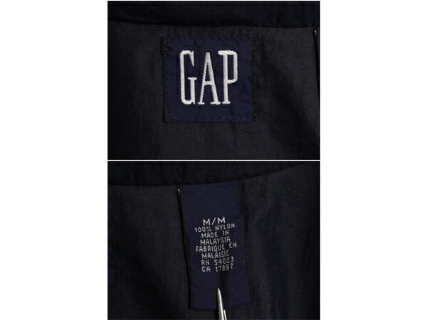 90s OLD GAP ナイロン アノラック ジャケット メンズ M / 90年代 オールド ギャップ プルオーバー ハーフジップ ブルゾン マンパ パーカー