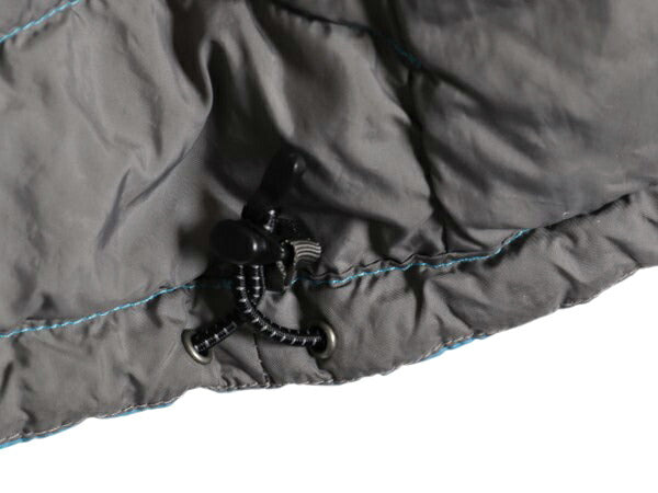 ノースフェイス 中綿 ナイロン ベスト レディース S 古着 The North Face アウトドア 重ね着 前開き ハイネック フルジップ パッカブル 青