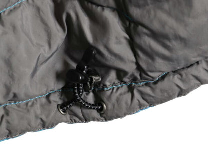 ノースフェイス 中綿 ナイロン ベスト レディース S 古着 The North Face アウトドア 重ね着 前開き ハイネック フルジップ パッカブル 青